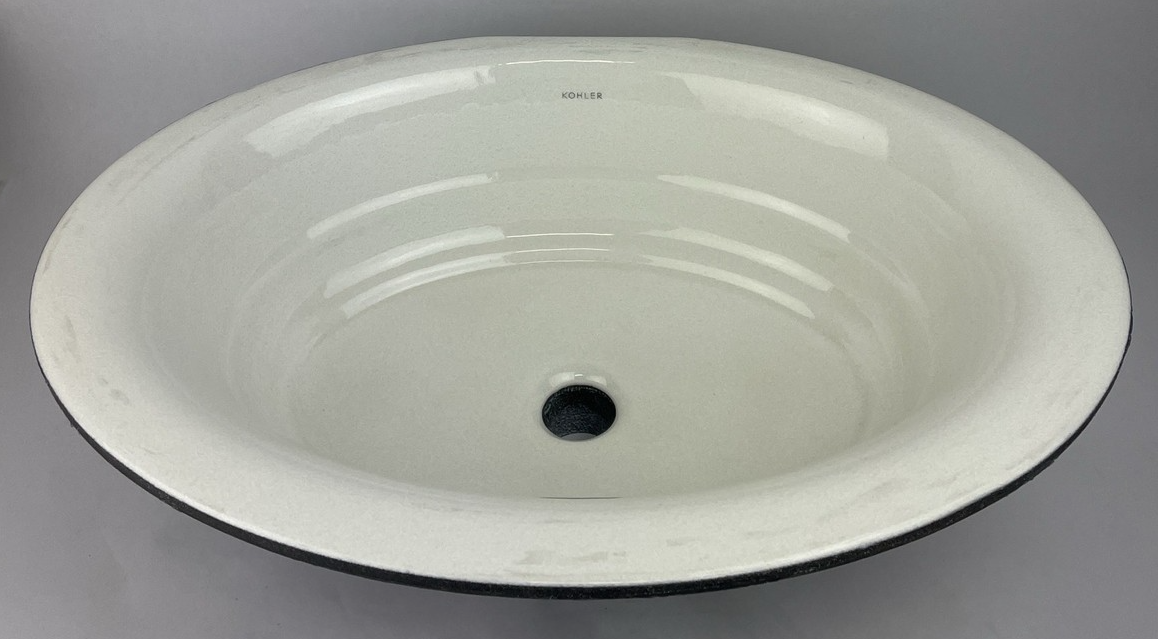 OEM Kohler Garamond Under Counter Vapour Creme Bathroom Sink K-2832