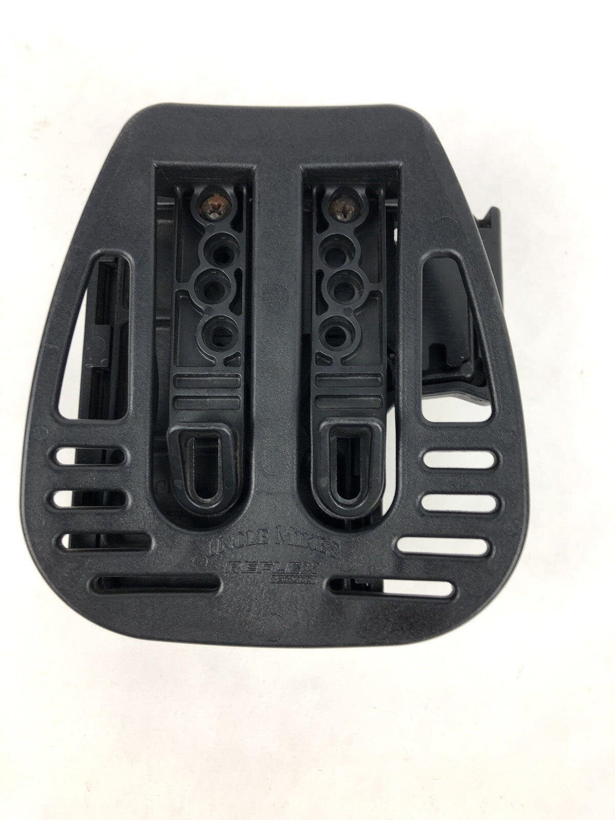 Uncle Mike's Tactical Reflex Holster (Size 27, Right Hand) Open Top -  Belt Clip