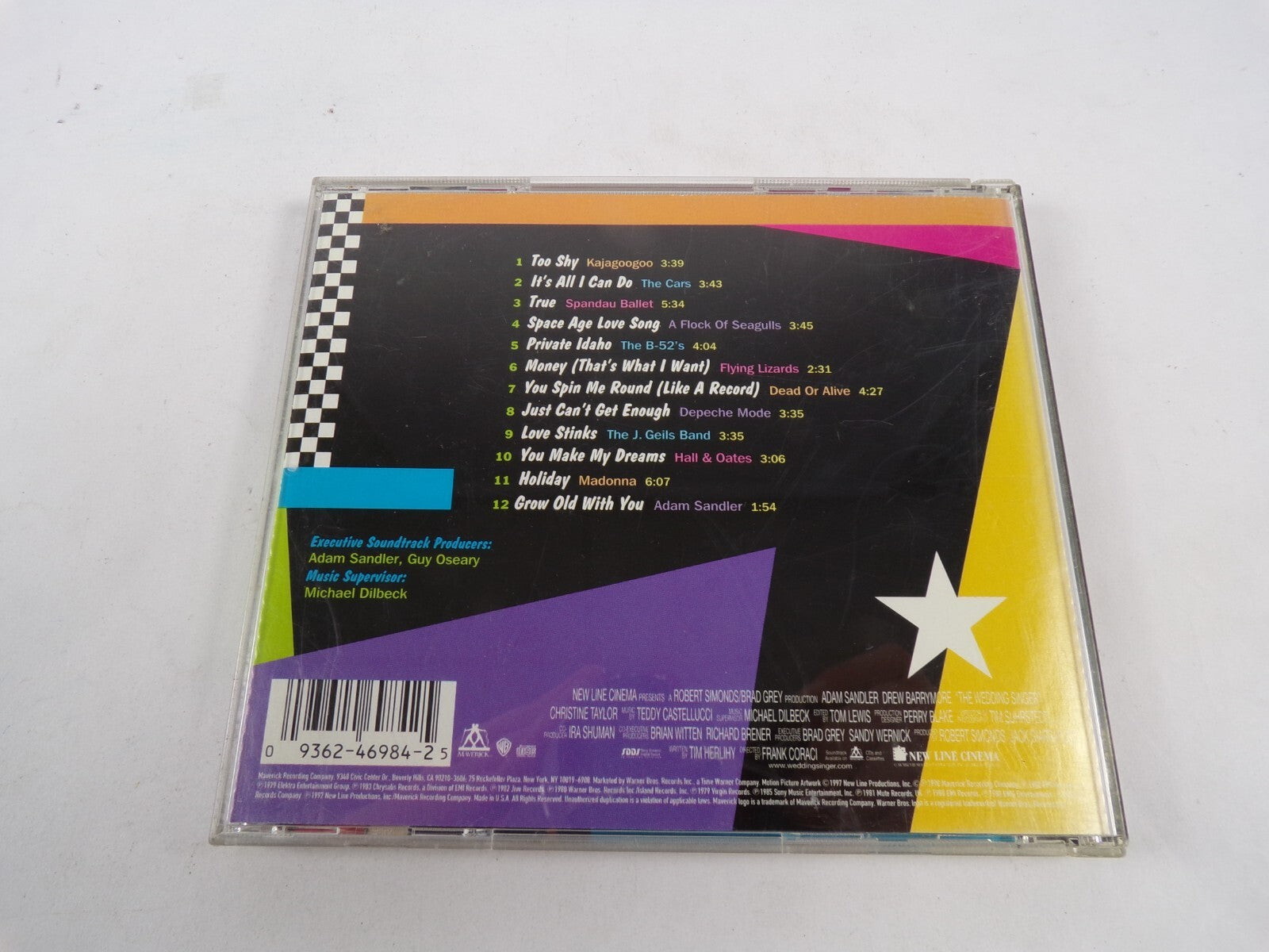 The Wedding Singer Volume 2 More Music From The Motion Picture Too Shy CD #43