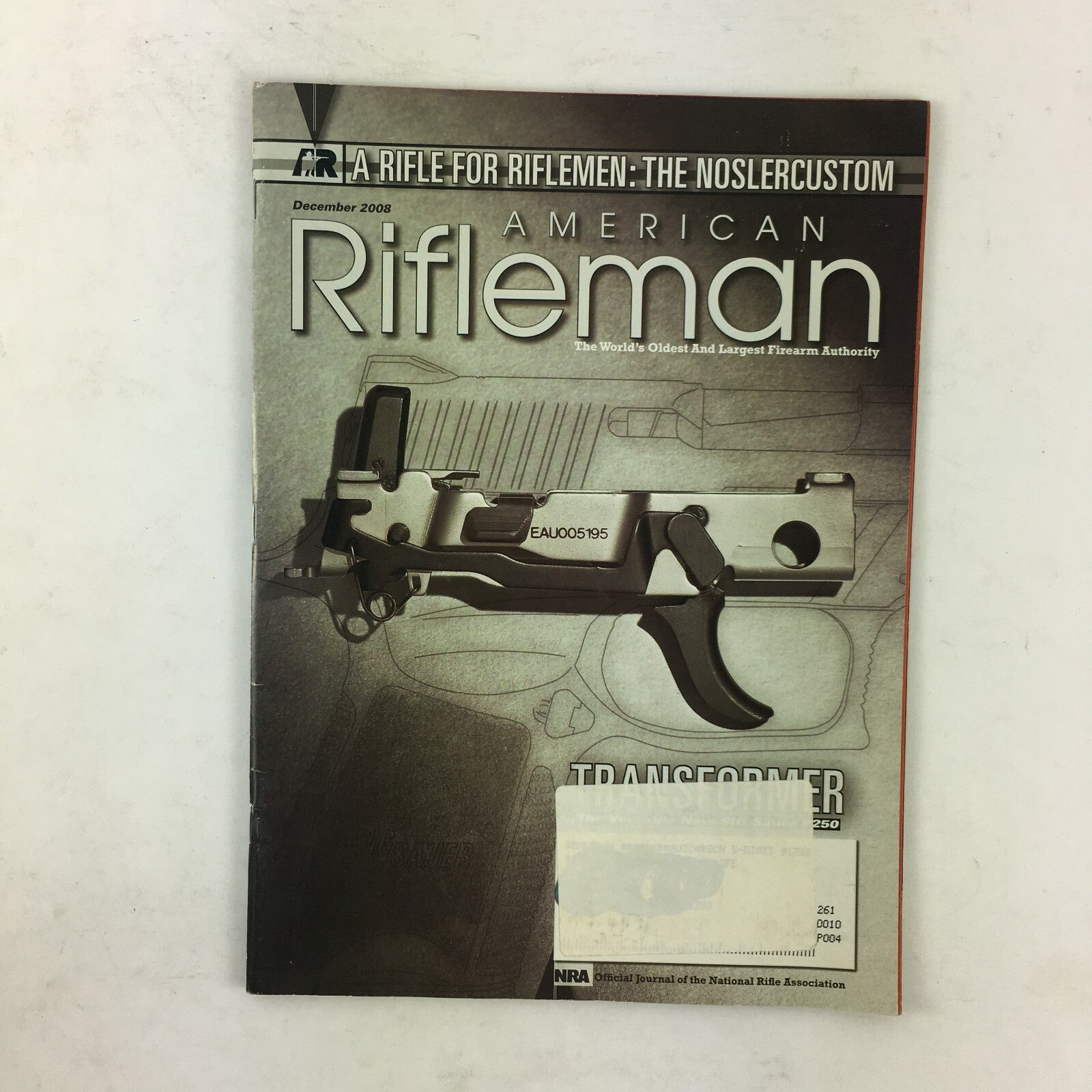 December 2008 American Rifleman Magazine Transformer SIG Sauer P250