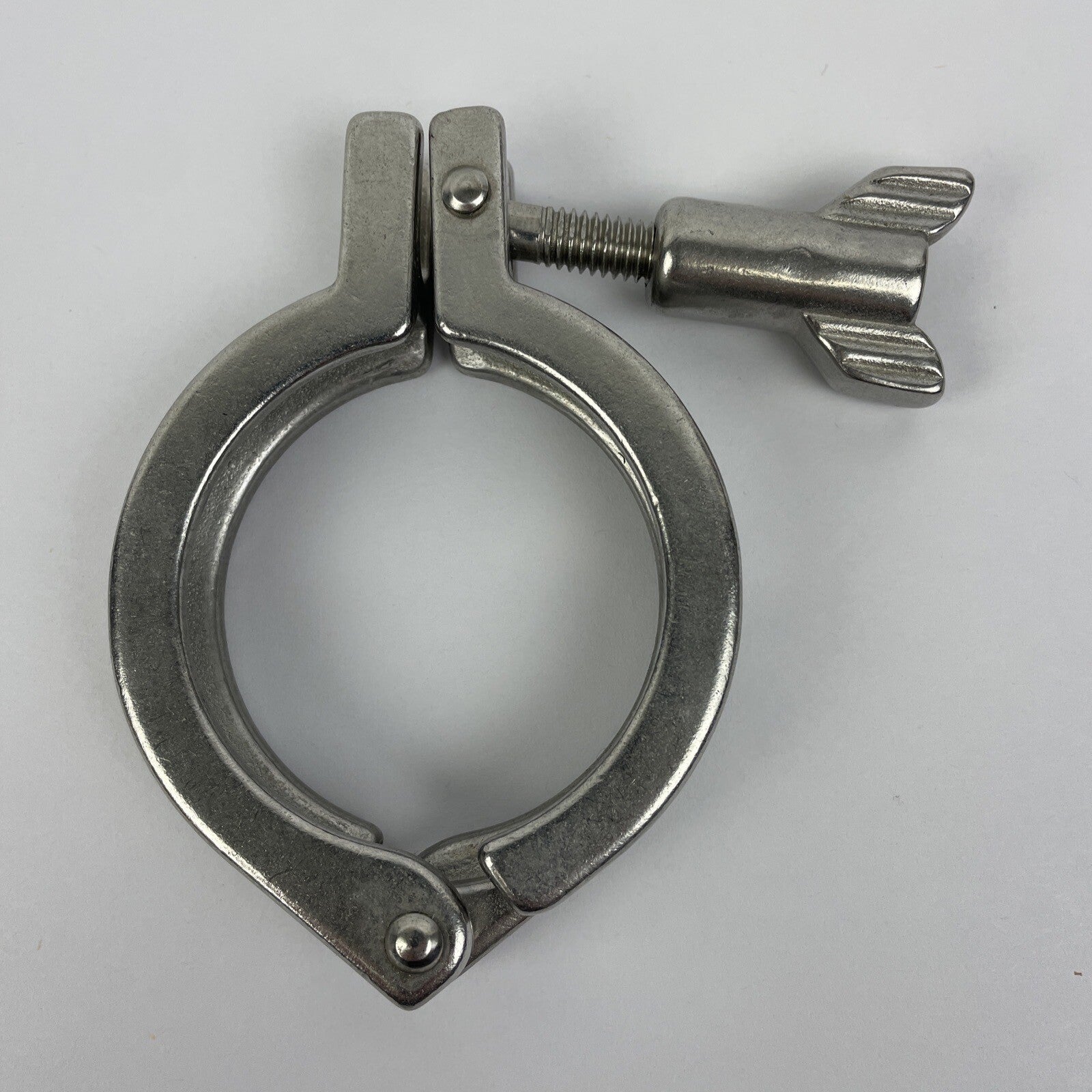 2" Tri Clamp with Wing Nut Stainless Steel 304 Heavy Duty Sanitary Clamp 2in