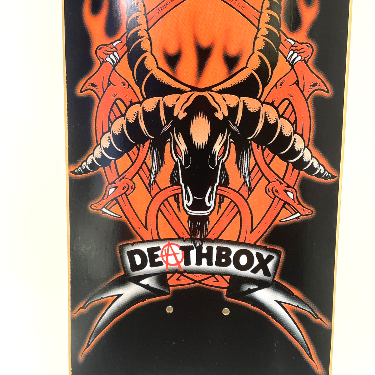 Death Box Skateboards Skateboard Deck Black GOAT LE Tony Magnussen 8.25" x 32"