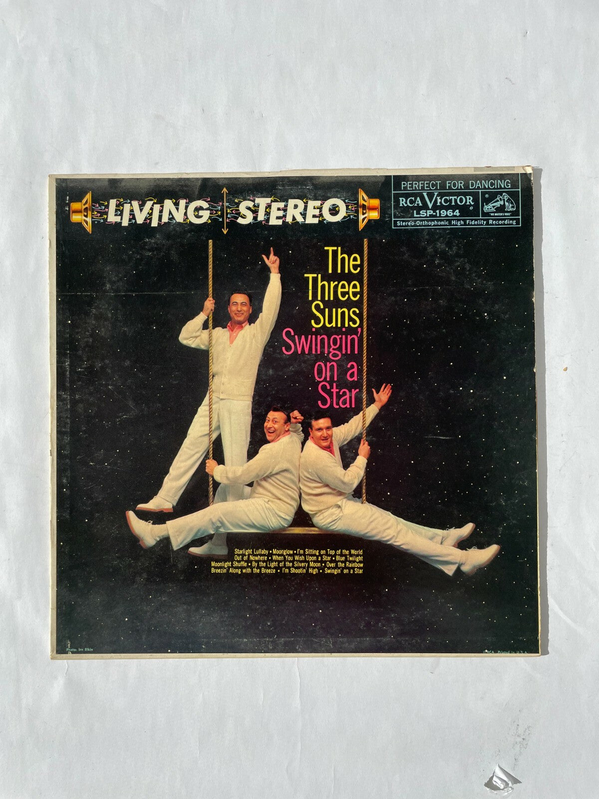 The Three Suns Swingin On a Star Vinyl Record Q10