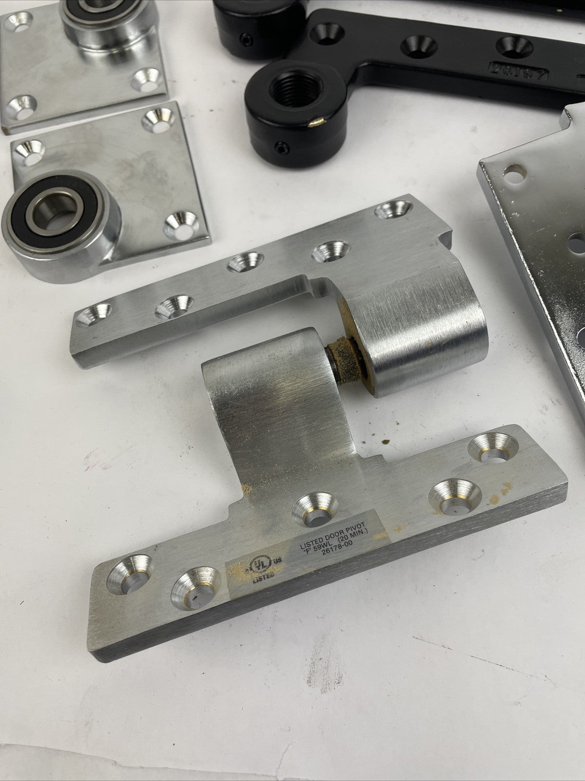 Lot of IVES PIVOT SET 7226 US26D Heavy Duty Hinge Parts - LOOK