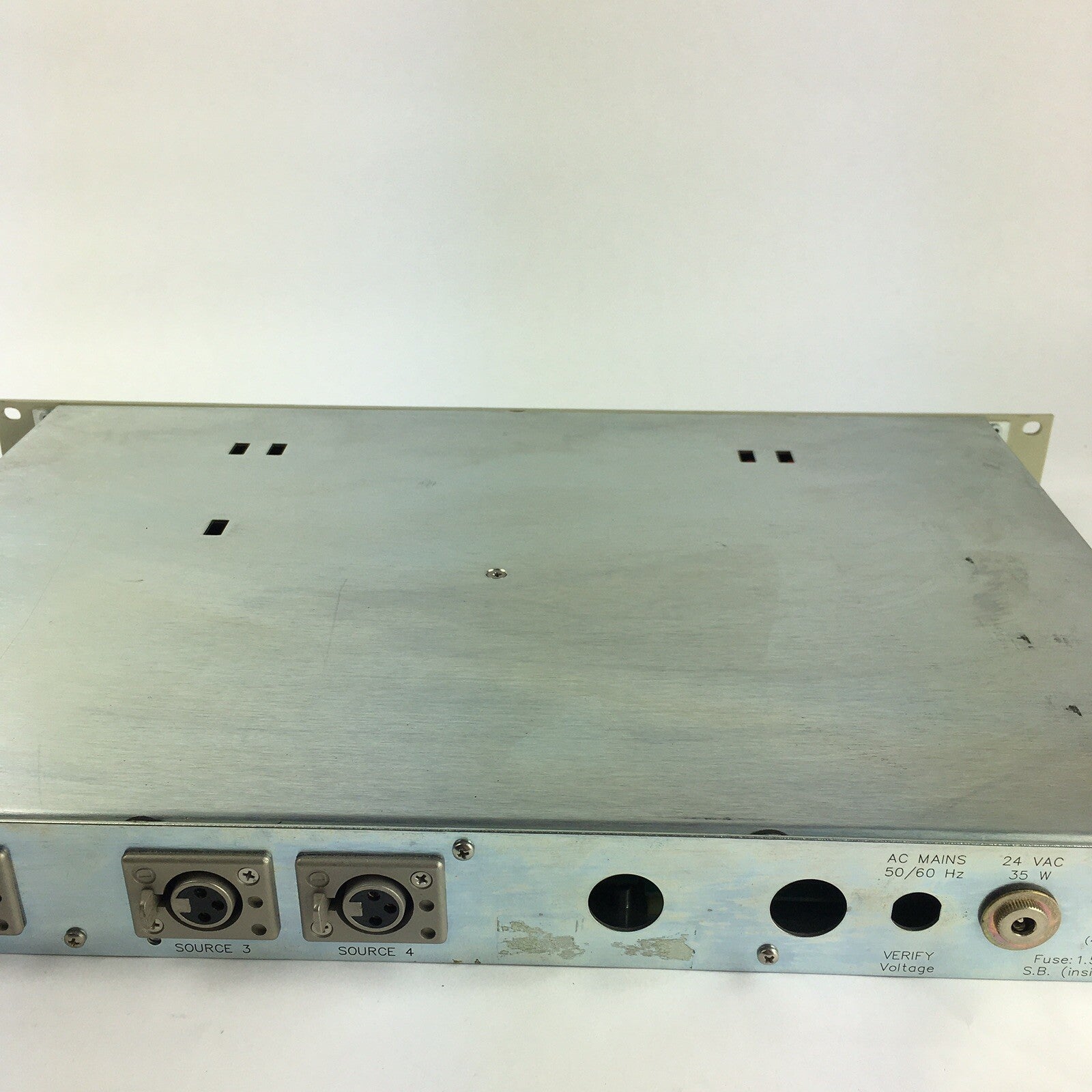 Wohler AMP-1A Stereo Analog Audio Confidence Monitor Amplifier Speaker Panel 1U