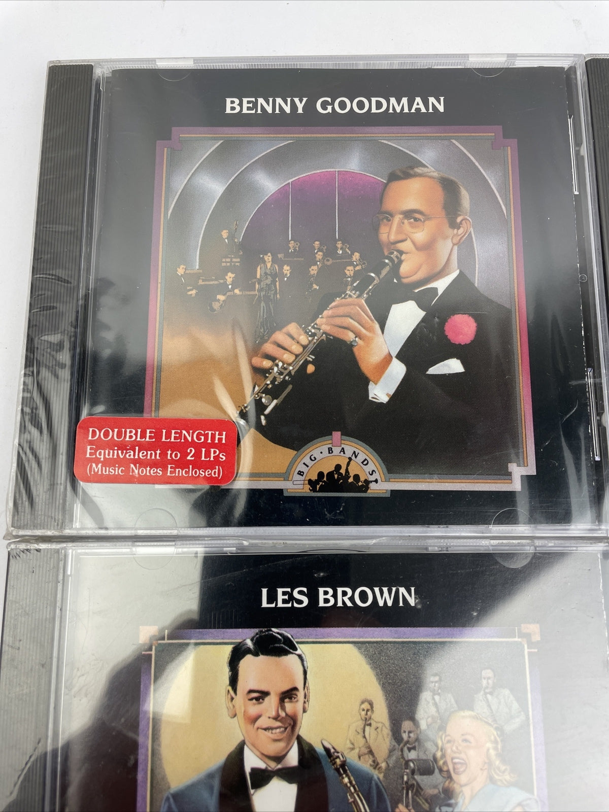 Lot of 6 x Time-Life Big Bands Sealed Hype Stickers Crosby Brown Dorsey CD #72