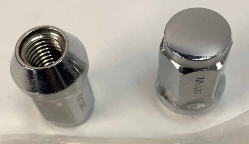 12x1.75 Chrome Passenger Spline Tuner Lug Nuts Brand New Wheel Nuts 20 Piece Set