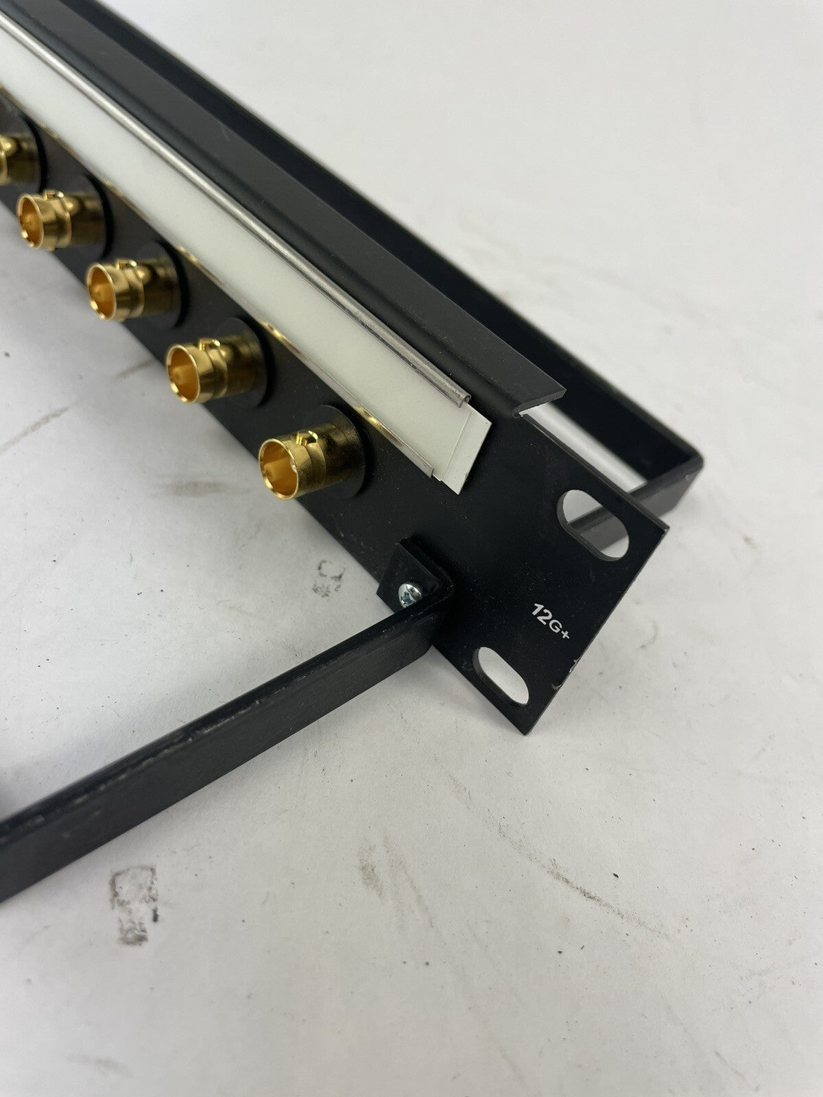 Bittree BH-B124A1B12 12G+ BNC Coaxial Bulkhead Panel 1x24 Jack Configuration 1RU