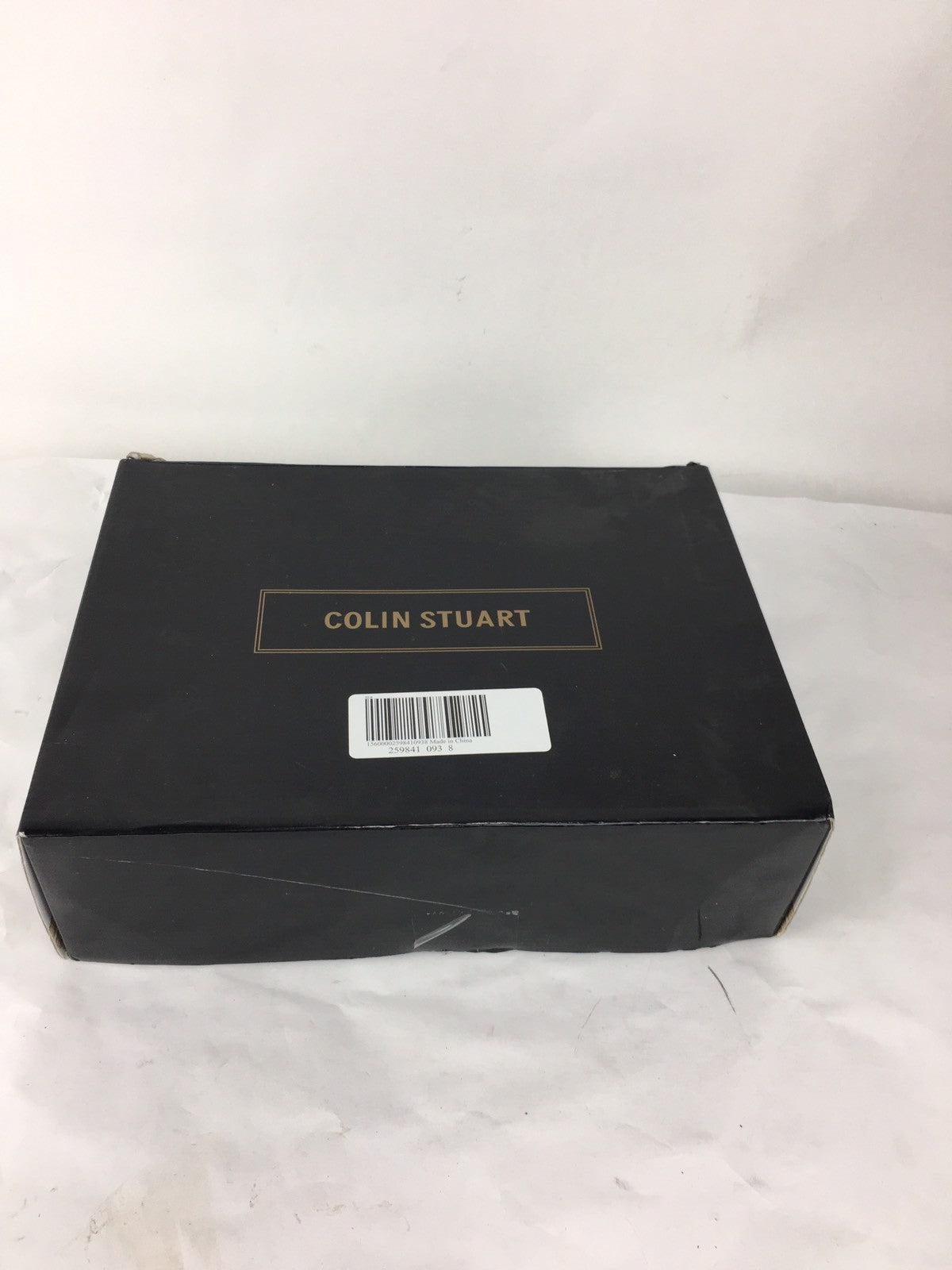 COLIN STUART Black Leather Lace Up Leg Size 8 High Heels Platform