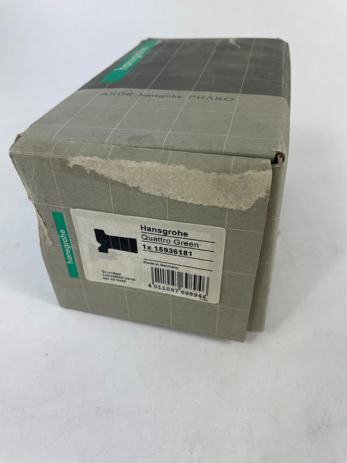 Hansgrohe Quattro Green 3-way solid brass diverter valve