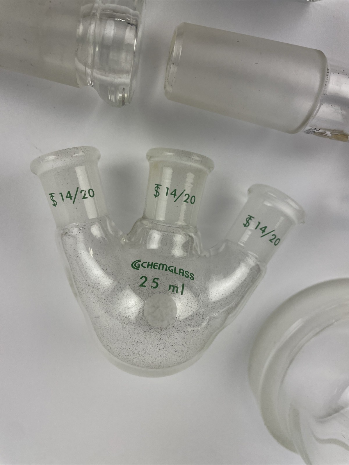 Schott Duran Glass Lab QVF Duran BORO3.3 Glass Funnel Beaker Stop Assorted LOT