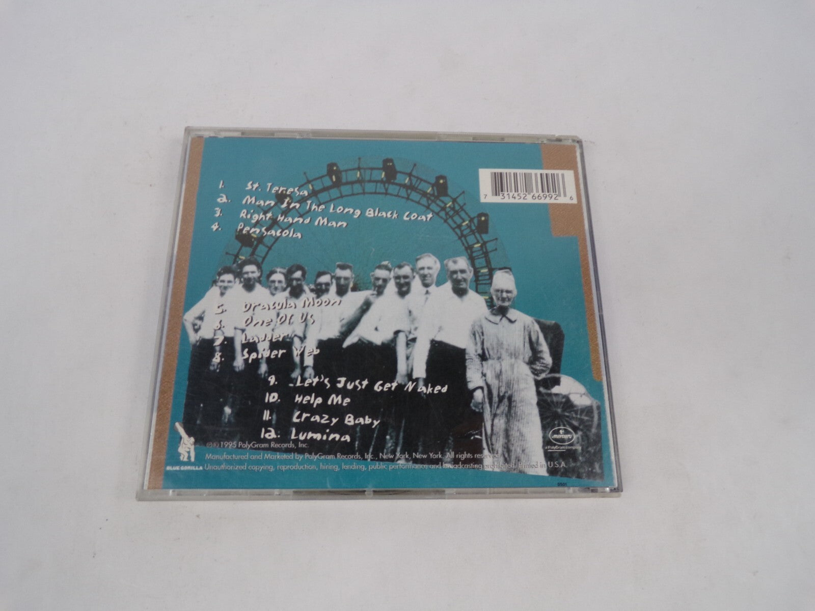 Joan Osborne Lets Just Get Naked Help me Crazy Baby Lumina Ladder Spider CD#63