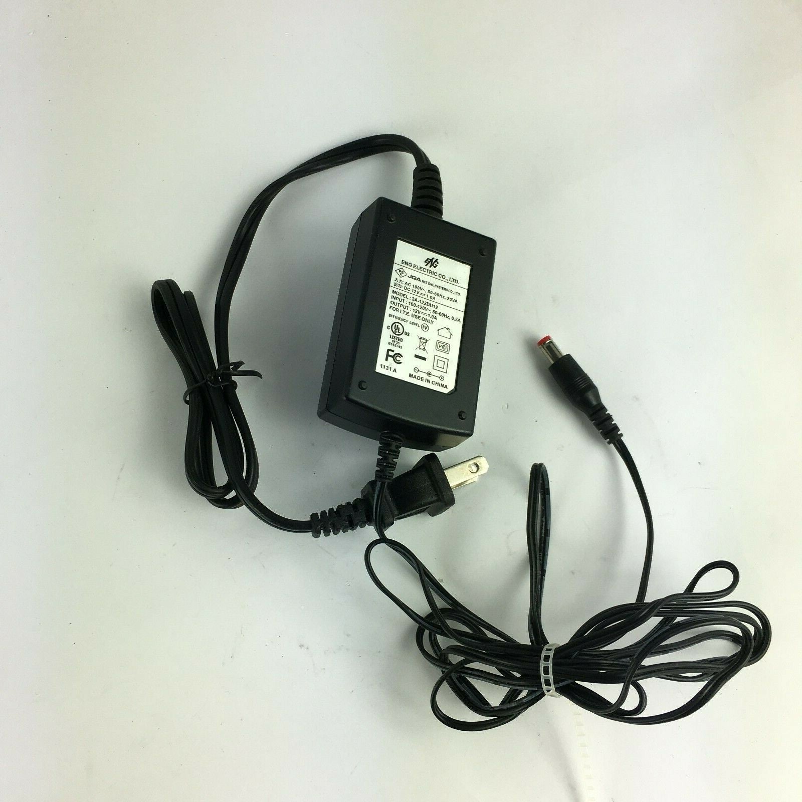 Genuine JQA 3A-122DU12 E-IV Output 12V 1000mA Power Supply Adapter A21