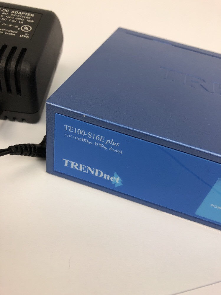 TRENDnet TE100-S16E Plus 10/100 Mbps NWay Switch 16-Ports External Switch