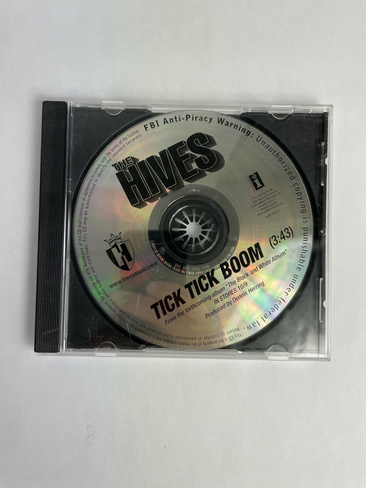 The Hives Tick Tick Boom Dennis Herring Disc Q12