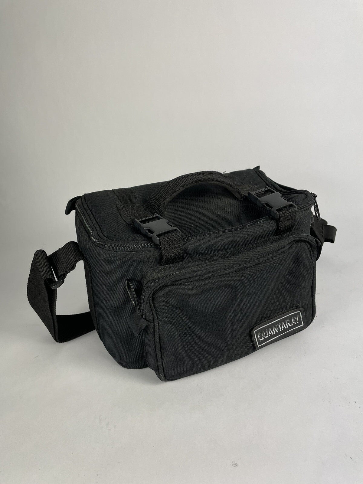 Quantaray Black Canvas Camera Camcorder Carry Shoulder Bag