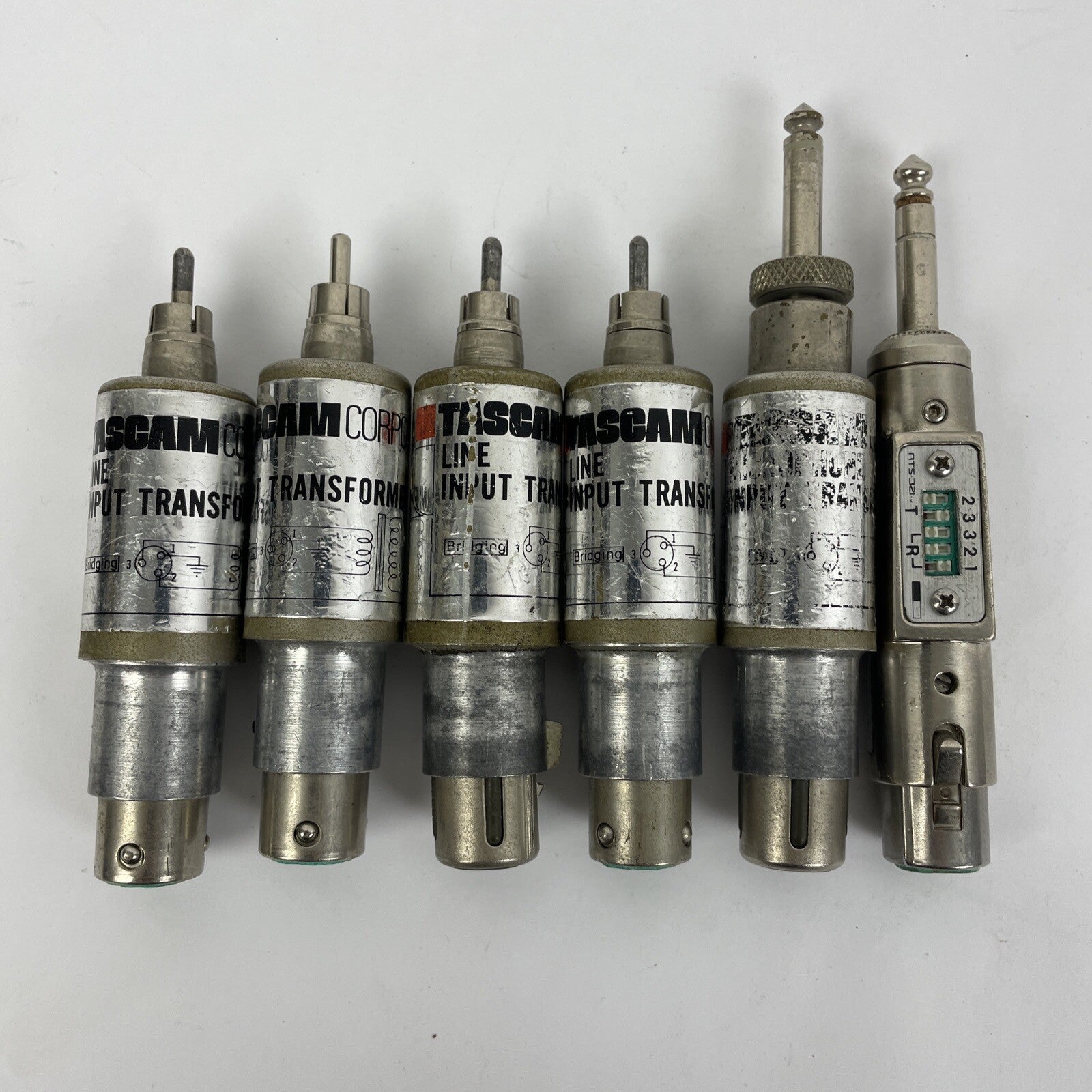 LOT Tascam +++ Line Input Transformer Rare Female XLR to balanced RCA M35 388