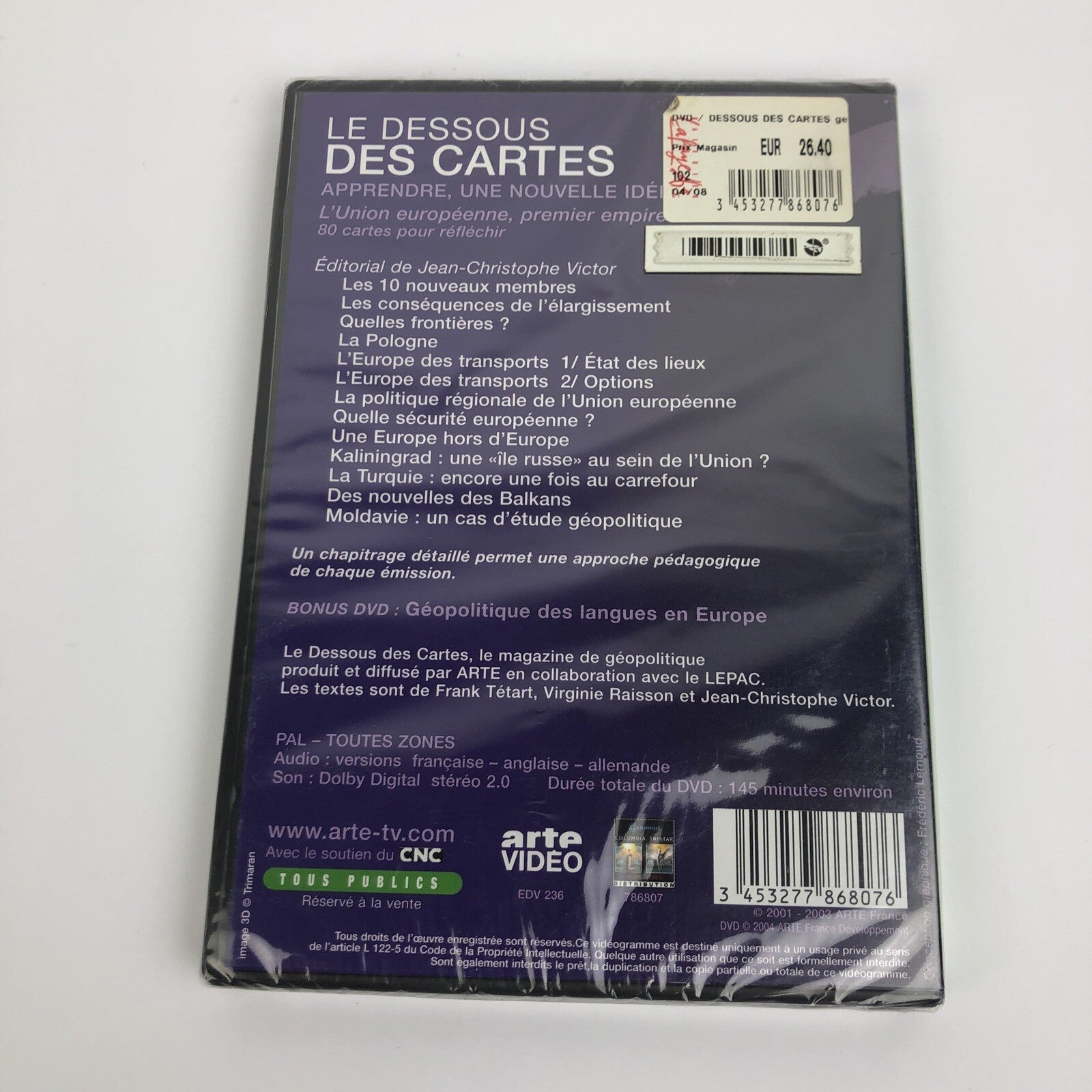 The Coaster Of Cards EUROPE, A Alternative DVD New sealed