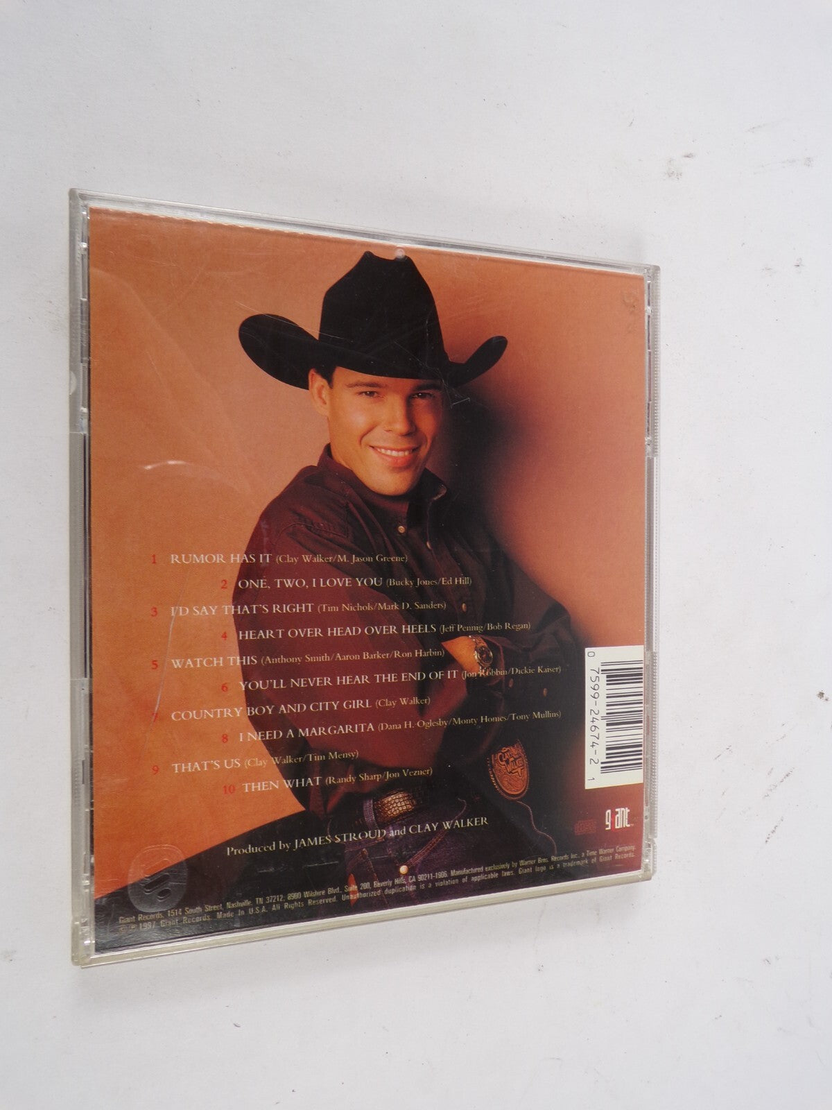 Clay Walker Rumor Has It Rumor Has It ONe, Two, I Love You Then What CD#39