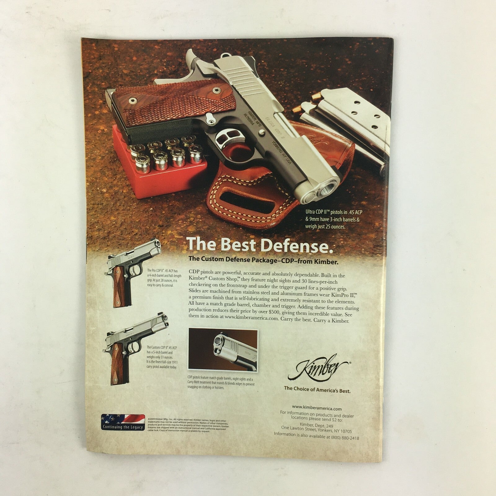 February 2010 American Rifleman Magazine 21st Century Style .300 ACP Pistols!