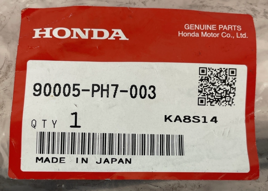 Honda Accord 90005-PH7-003 cylinder head bolt OEM Japan made engine fastener 1995-1997