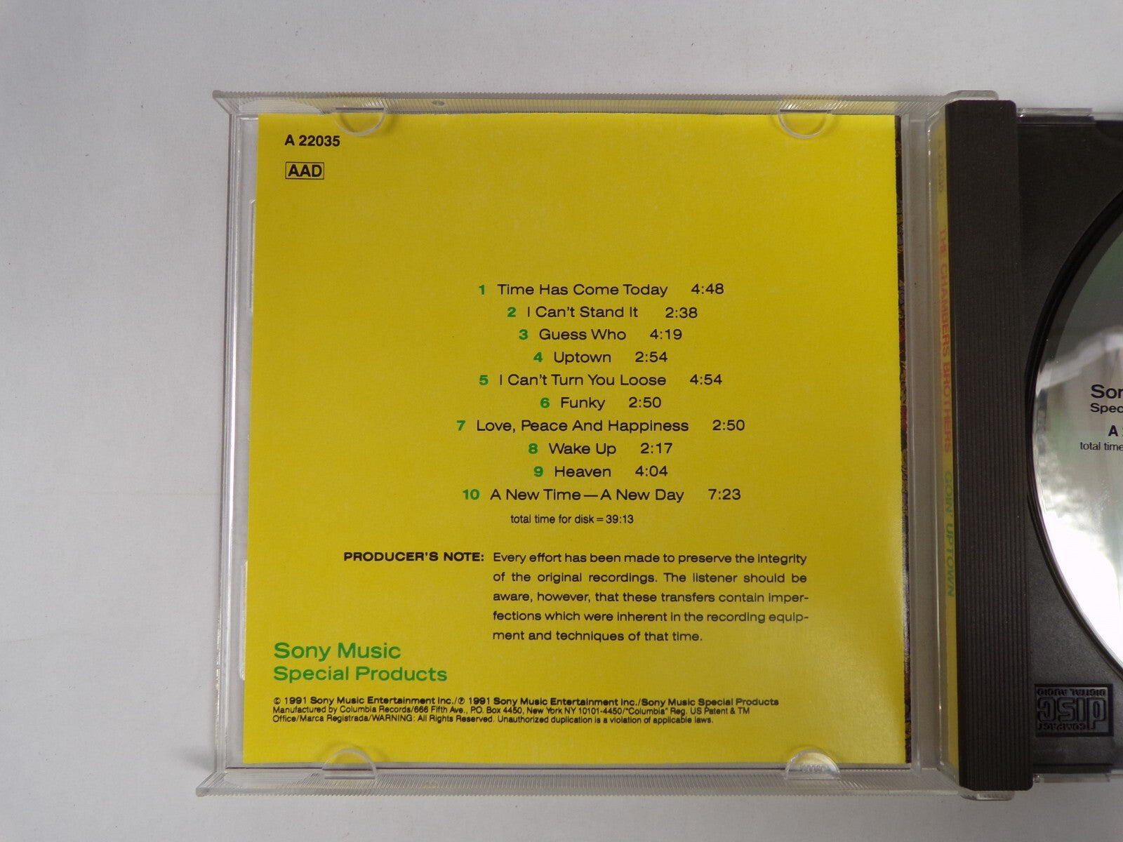 The Chambers Brothers Goin Uptown CD #19