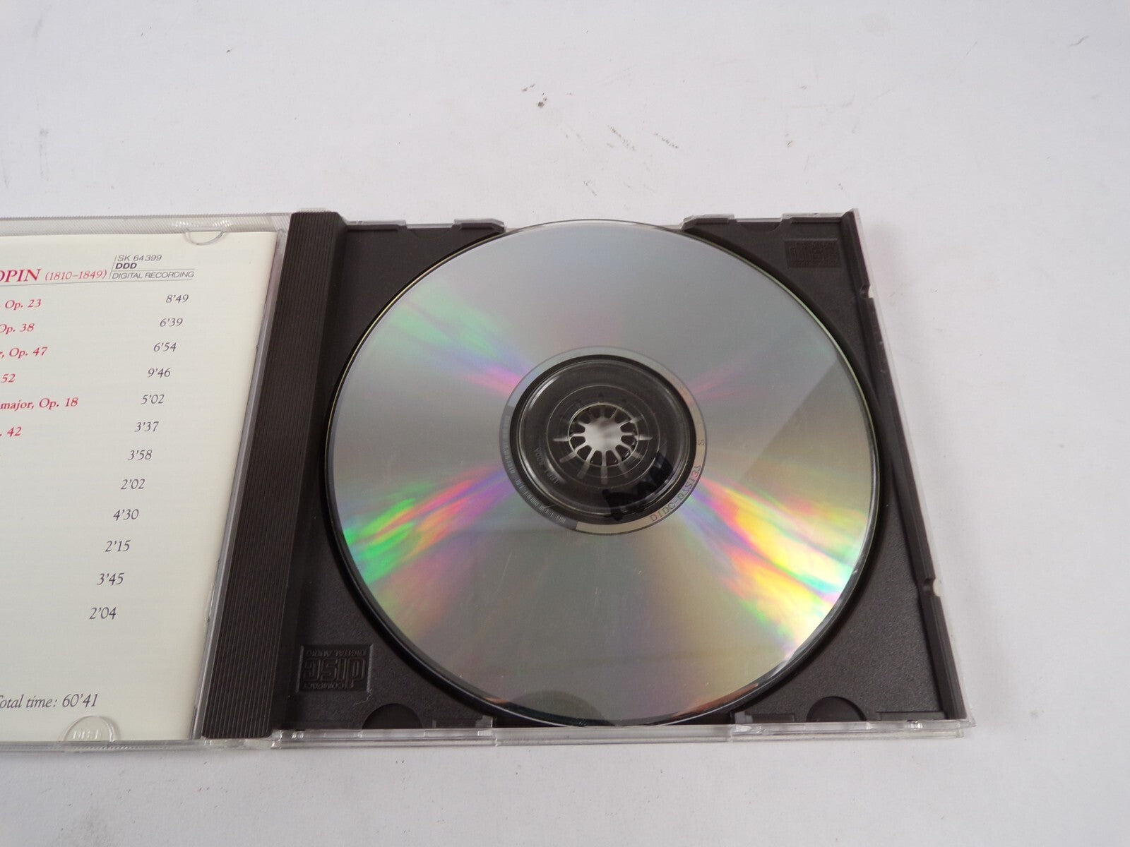 Chopin 4 Ballades Murray Perahia Ballade No 1 Ballade No 2 Mazurka in D CD#51