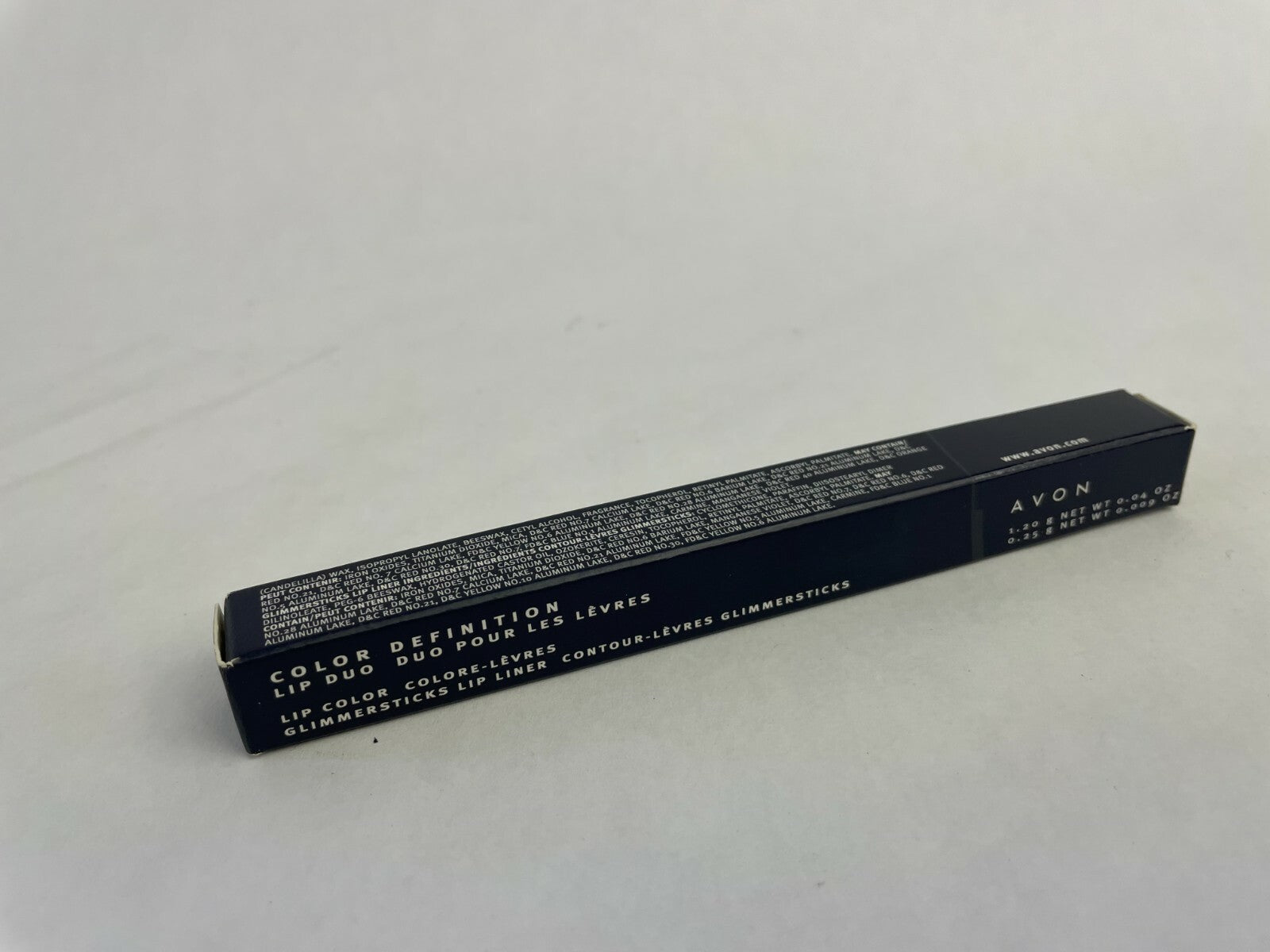 Avon Color Definition Lip  Duo Pour Les Levres Diaphane Glimmersticks 1.20g Q1
