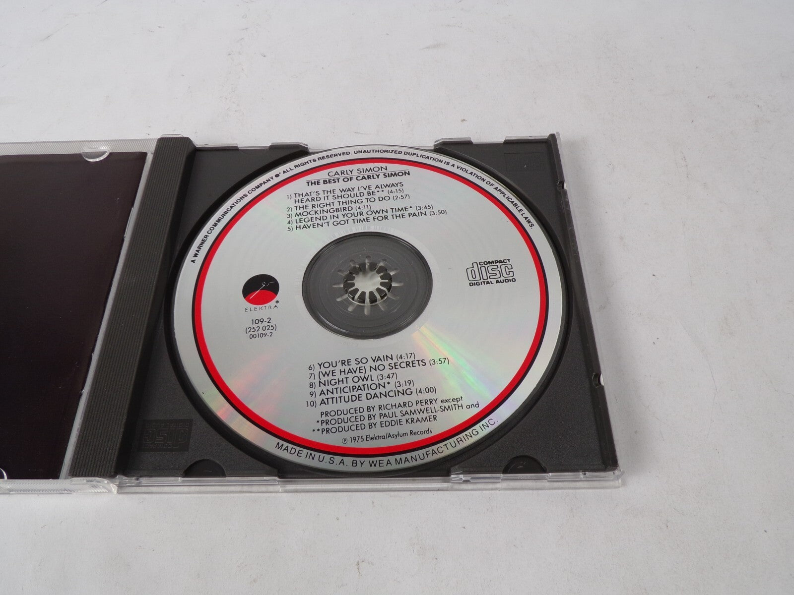 The Best Of Carly Simon That's The Way I've Always Heard It Should Be The CD#41