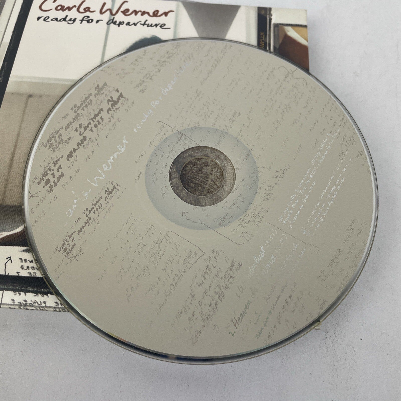 2 x Carla Werner , Didital Audio CDs - Departure 2003 + Ready For Departure 2003