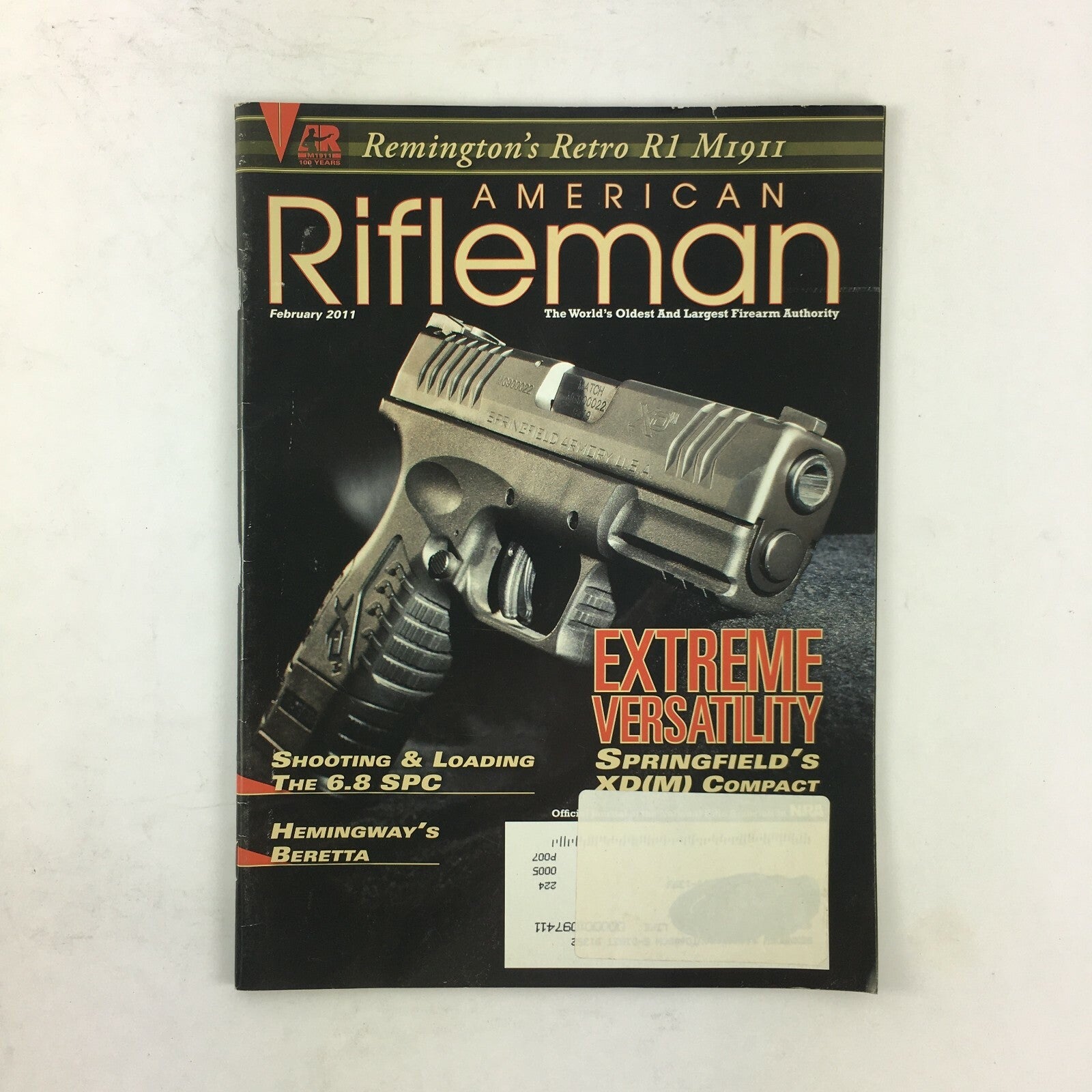February 2011 American Rifleman Magazine Extreme Versatility The 6.8 SPC Beretta