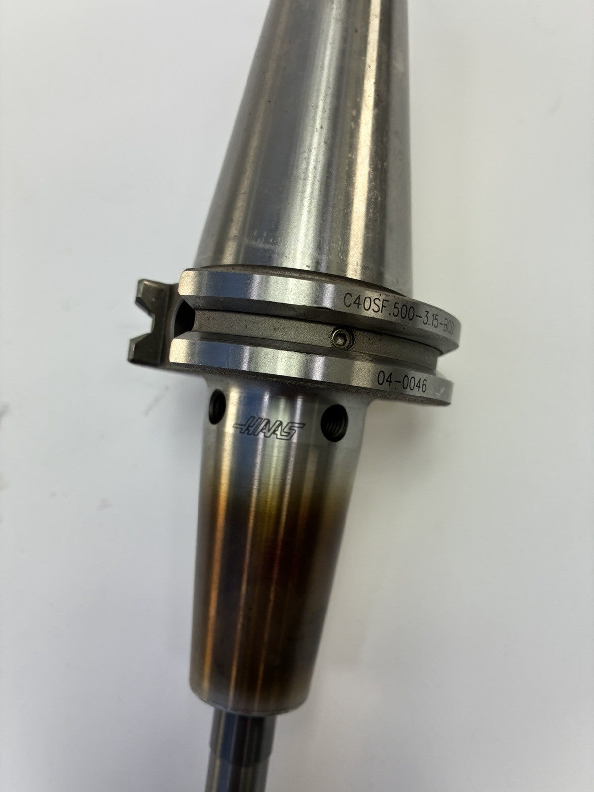 HAAS C40SF .500 x 3.15 Shrink Fit Holder 04-0046 CAT40 25K w/Cutter