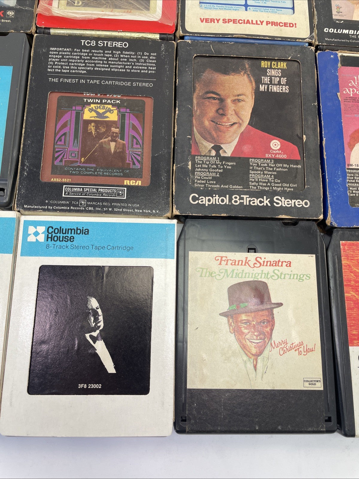8 Track Audio Music Tapes Lot Of 24 Crazy Assortment of Genres Frank Sinatra