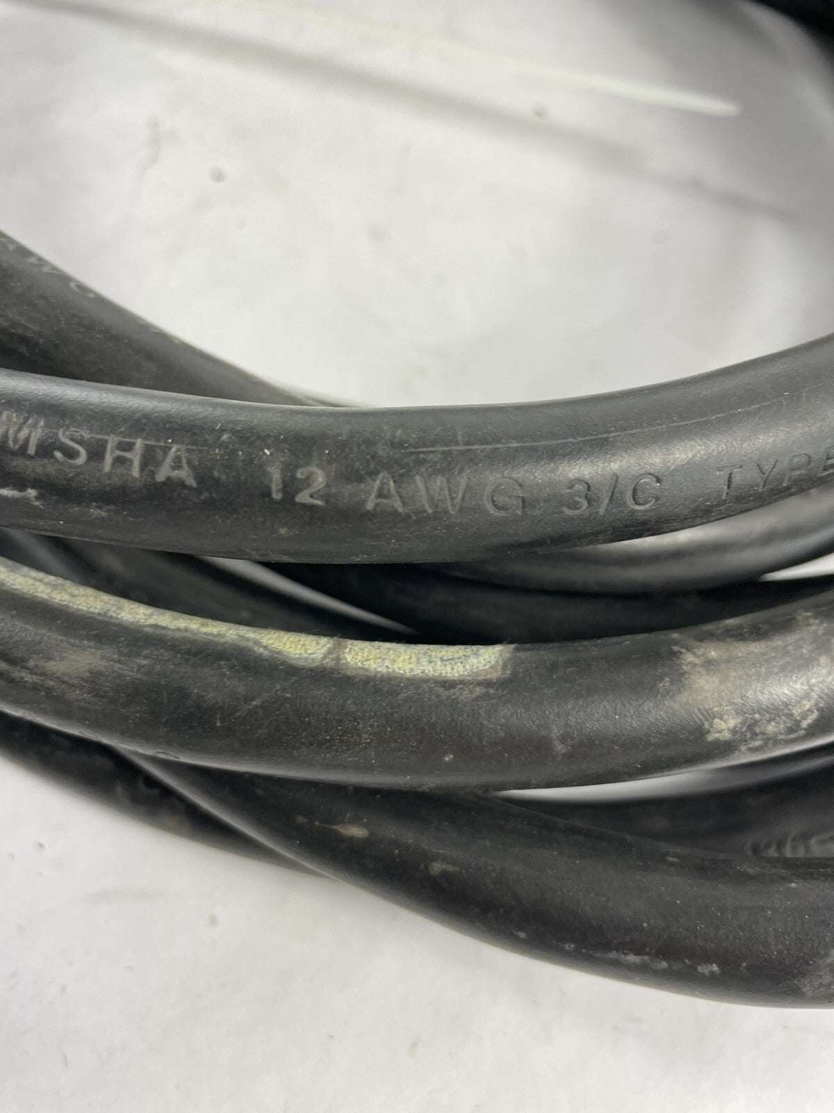 A.I.W Corp P-136-29-MSHA 12AWG 4 Cond SOOW 600V Black Portable Cord 20'