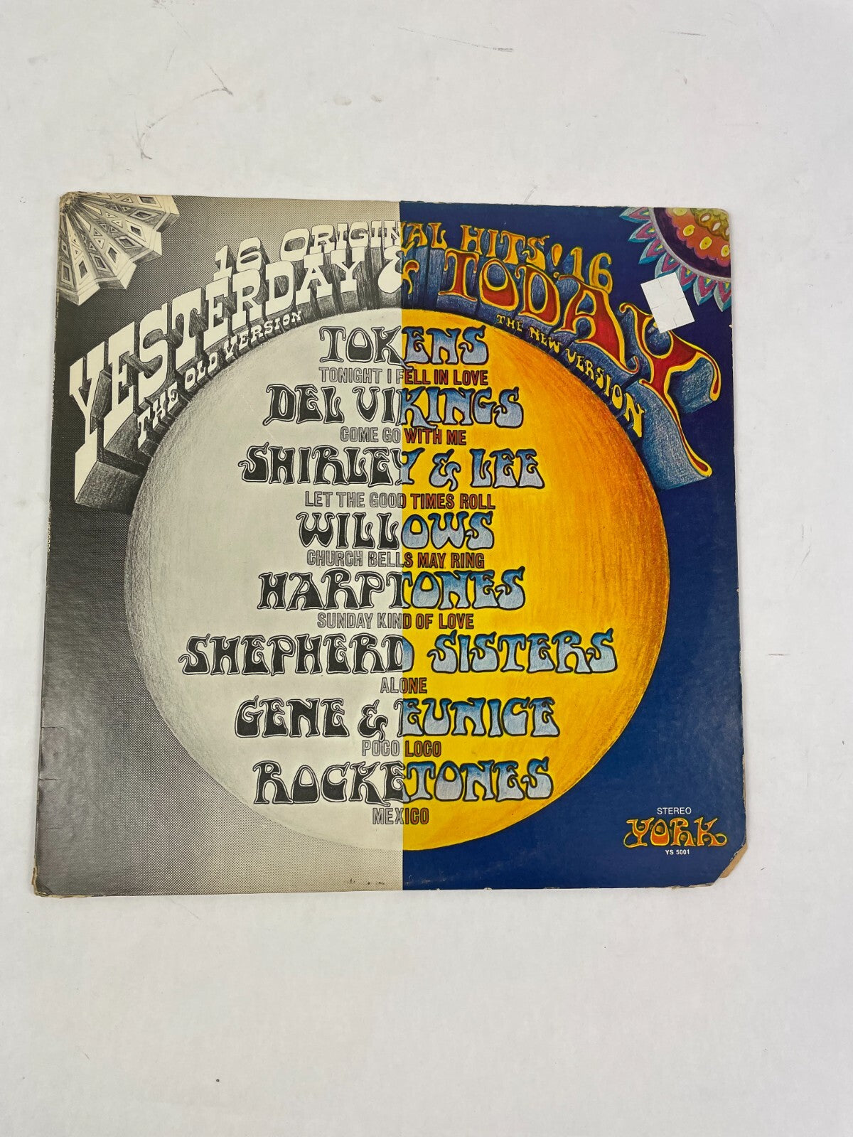 Yesterday & Today 16 Original Hits The Del Vikings Come Go With Me Vinyl Record
