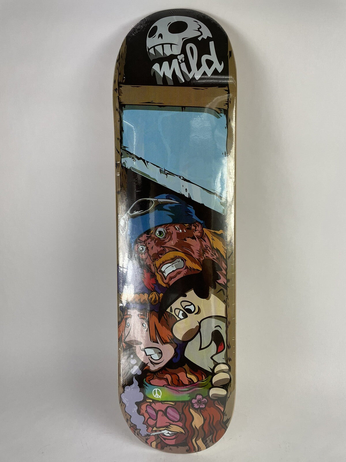 Mild skateboards deck 7.75” RARE quality hulk hogan Fred Flintstone cheech