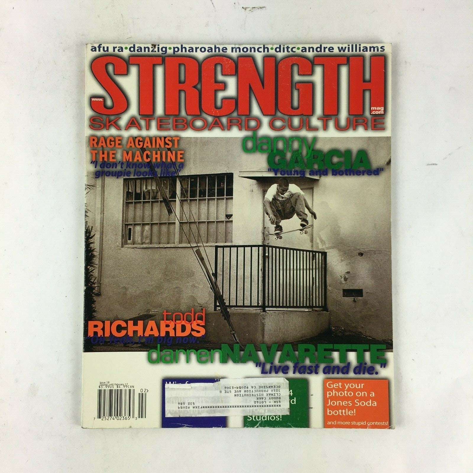 February 2017 Strength Skateboard Culture Magazine Rage Against the Machine