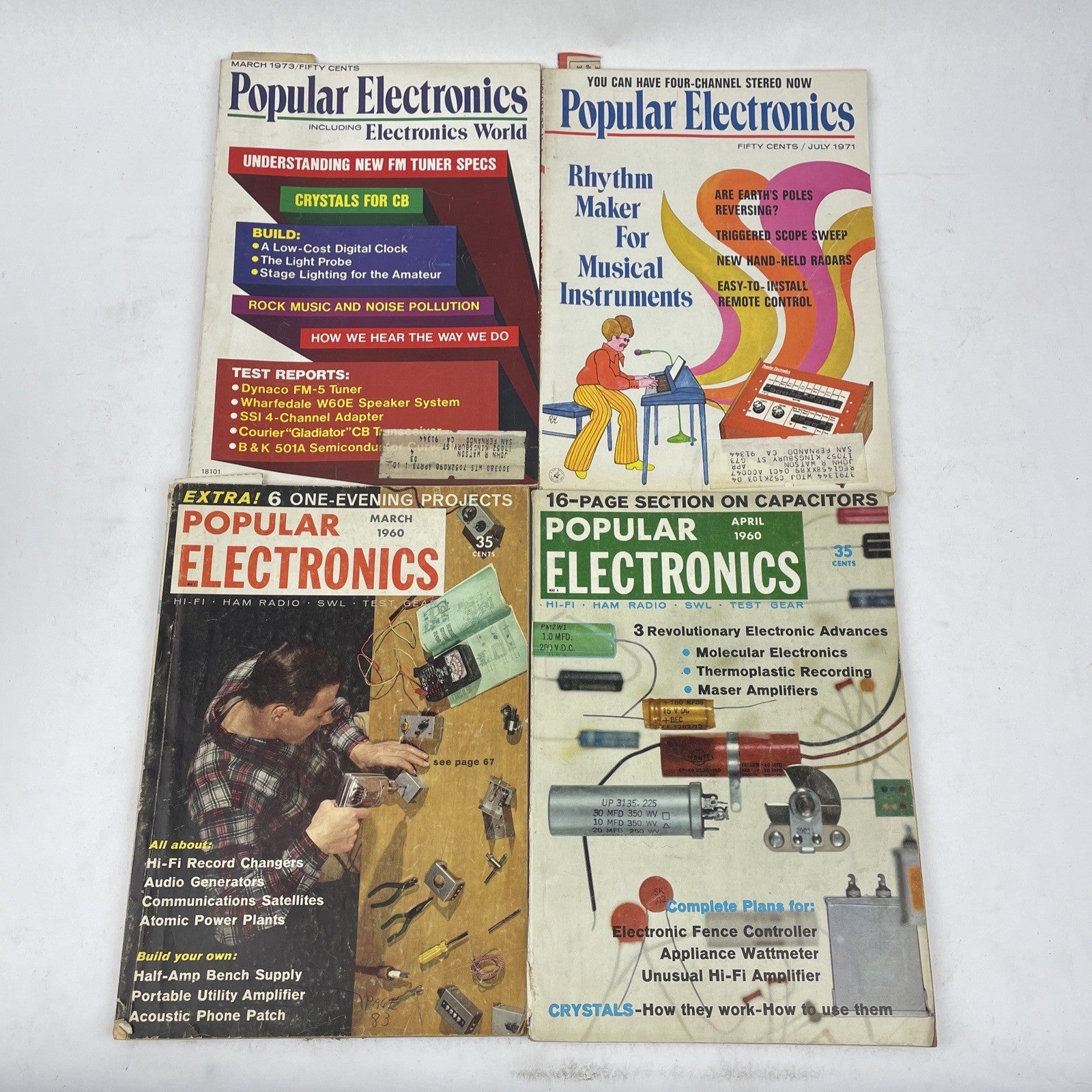 Lot of 28 - 1958 - 1973 POPULAR SCIENCE Magazines - 1950 60 70 Vintage Ads