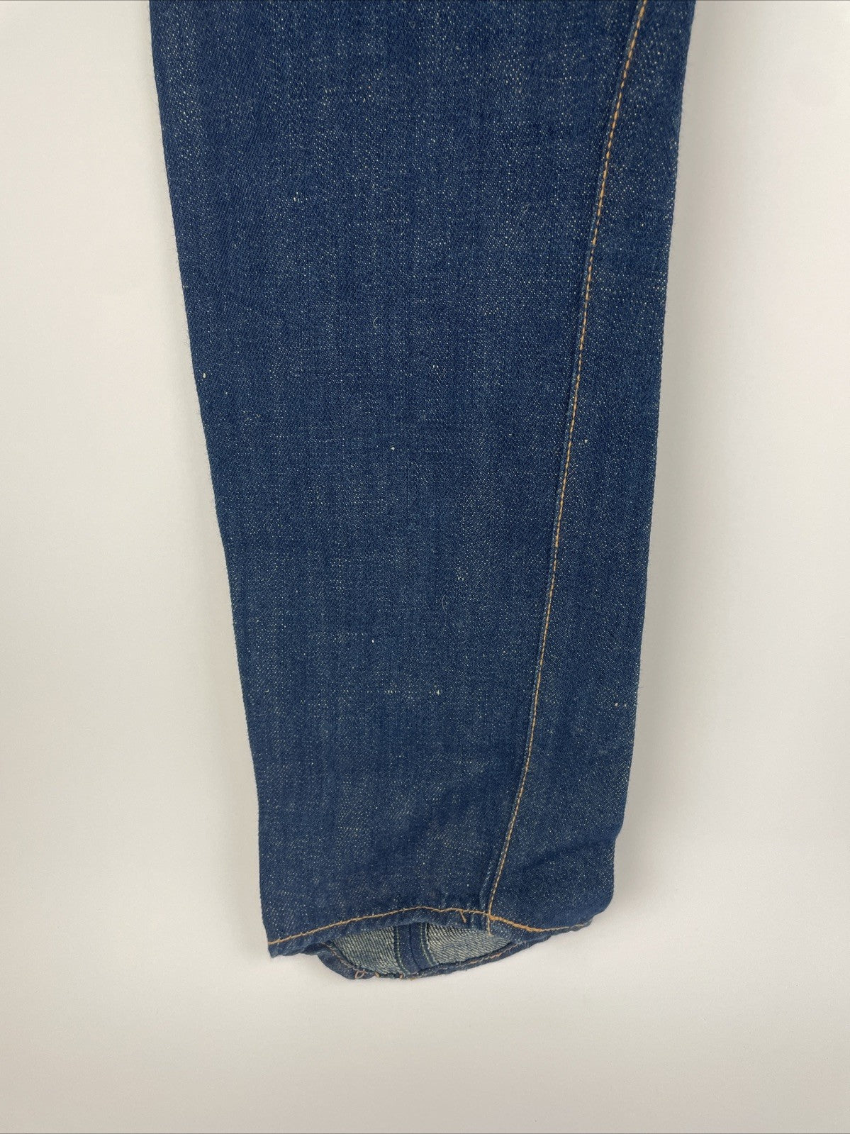 Vintage Levi's Hemp Cotton Jeans 26 x 32 USA Made Red Stencil Tag Dark Wash RARE