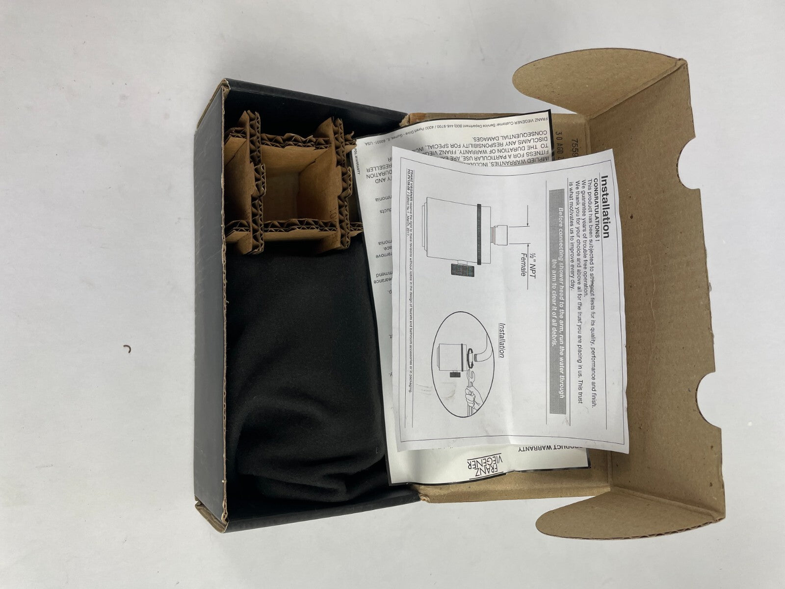Franz Viegener Two Functions Showerhead FV126.09-PC