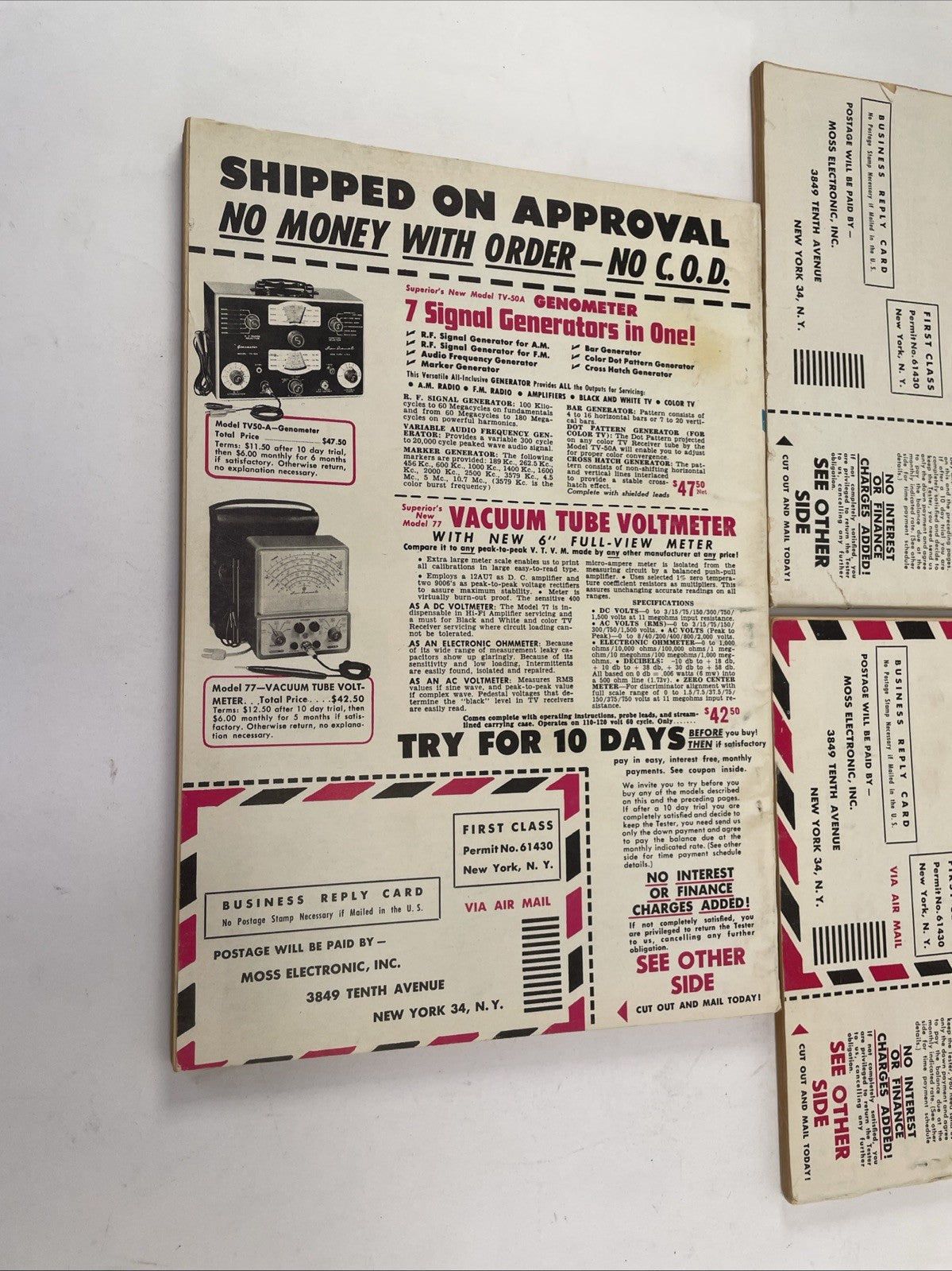 VINTAGE POPULAR MECHANICS MAGAZINE LOT OF 3 Issues 1960 August September October