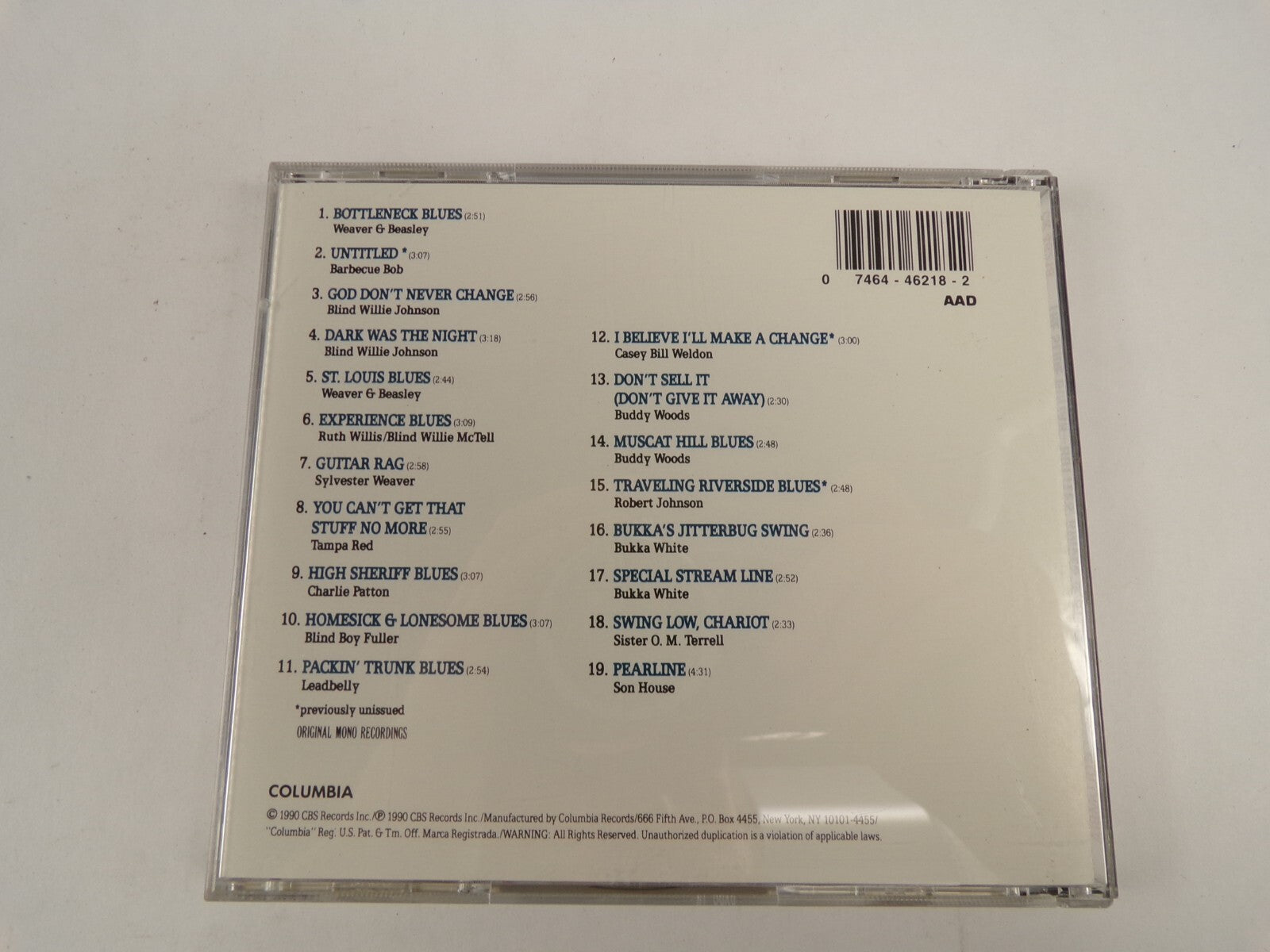 The Slide Guitar Bottles, Knives & Steel Untitled Guitar Rag Pearline CD#46