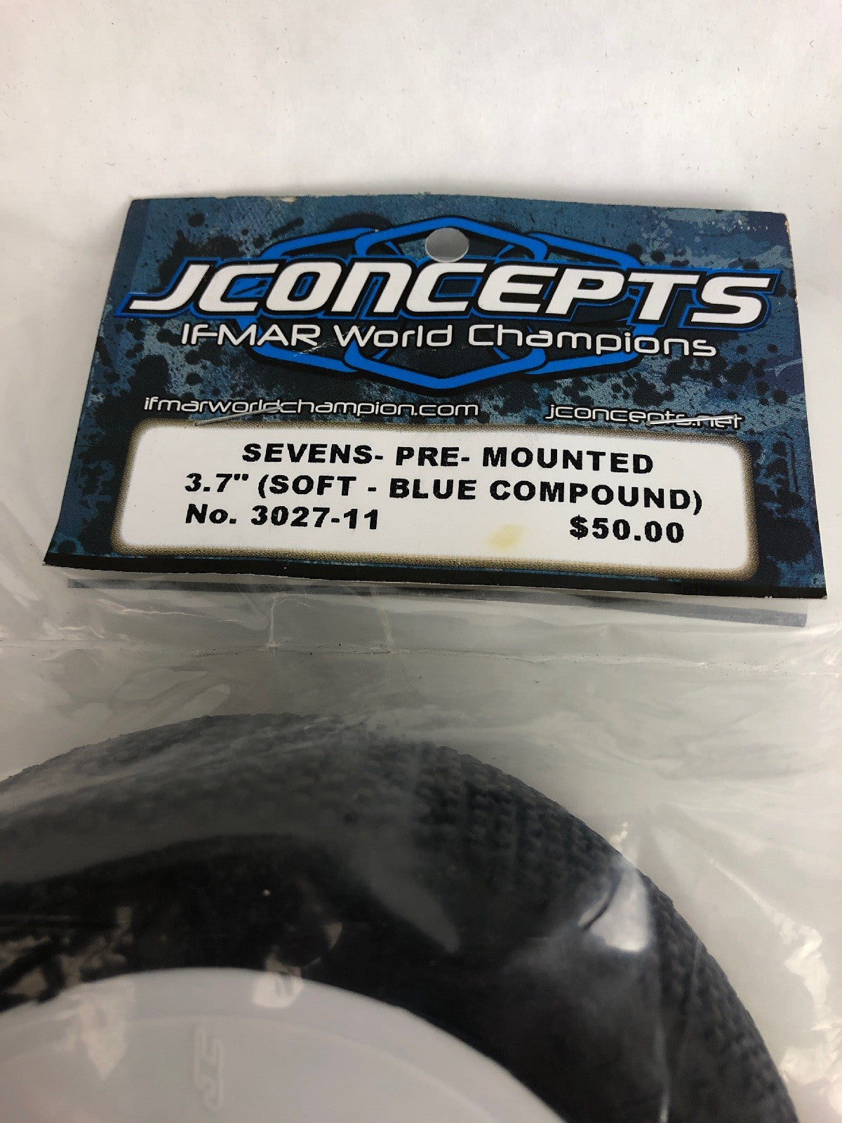 JConcepts Subcultures Pre-Mounted Buggy Tires 3.7” Soft - Blue Compound 3027-11