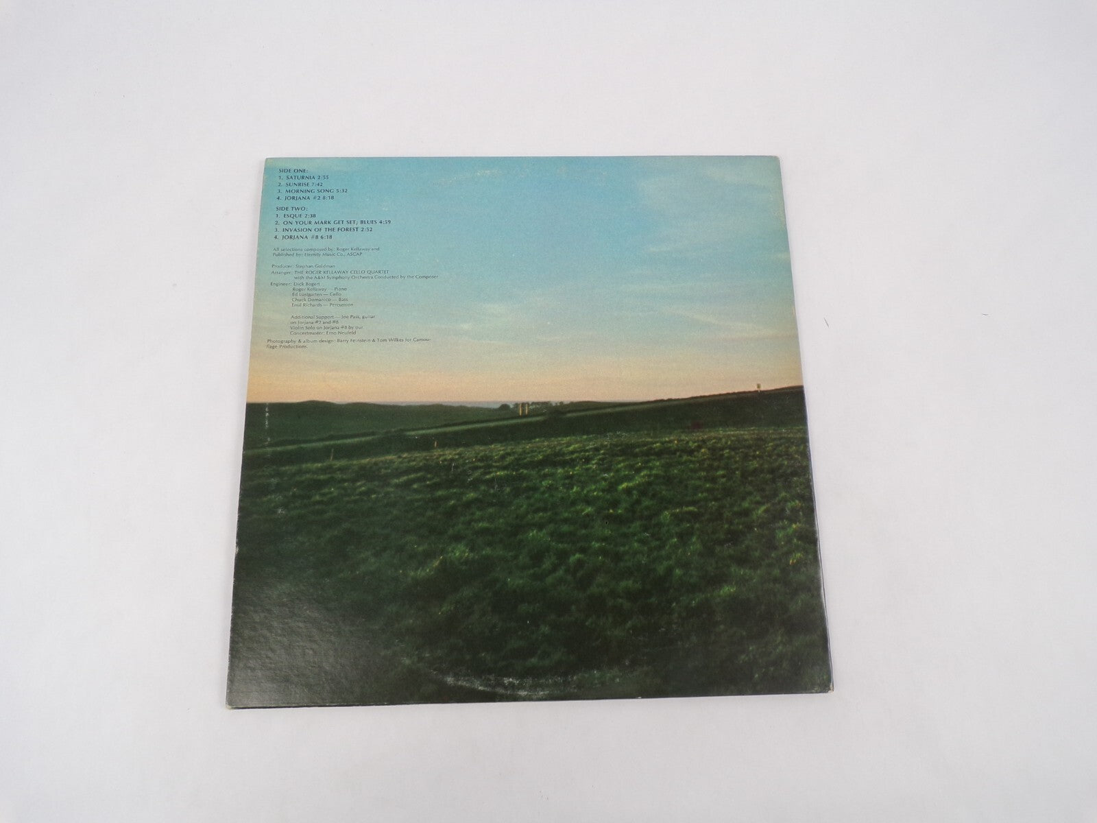 Roger Kellaway Cello Quartet Sunrise Morning Song Esque Saturrnia Vinyl Record
