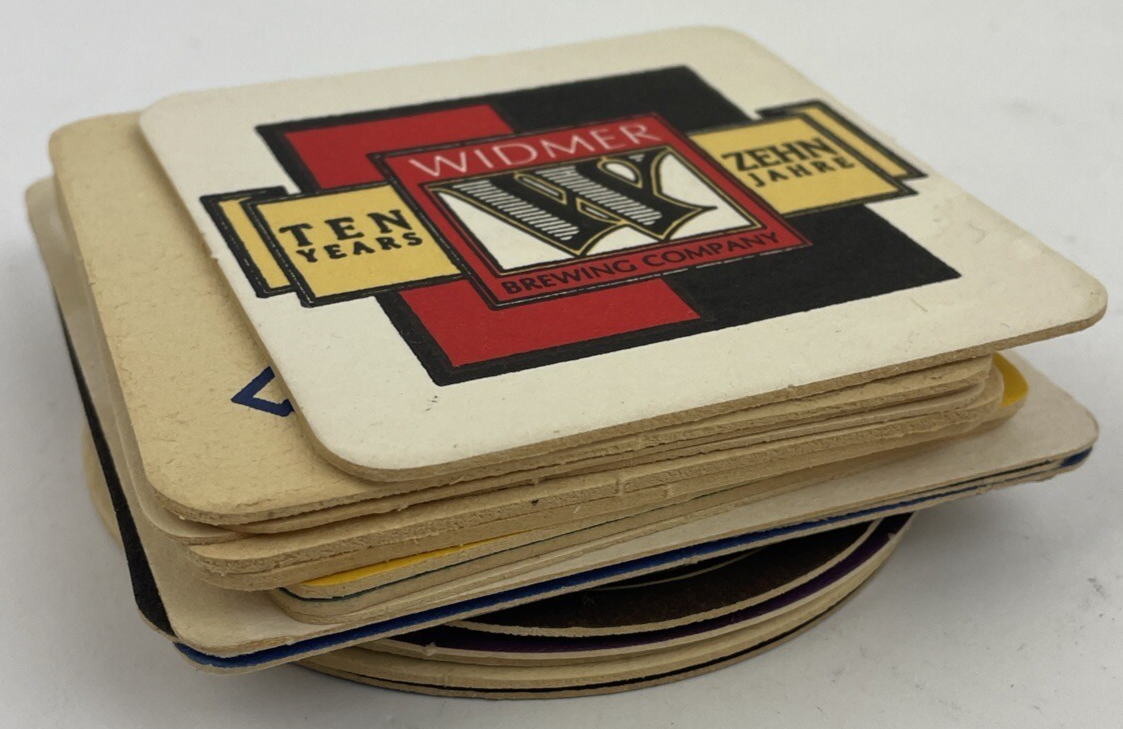 Vintage beer coasters Lot of 20 ALL DIFFERENT  Import & Domestics Home Bar Retro