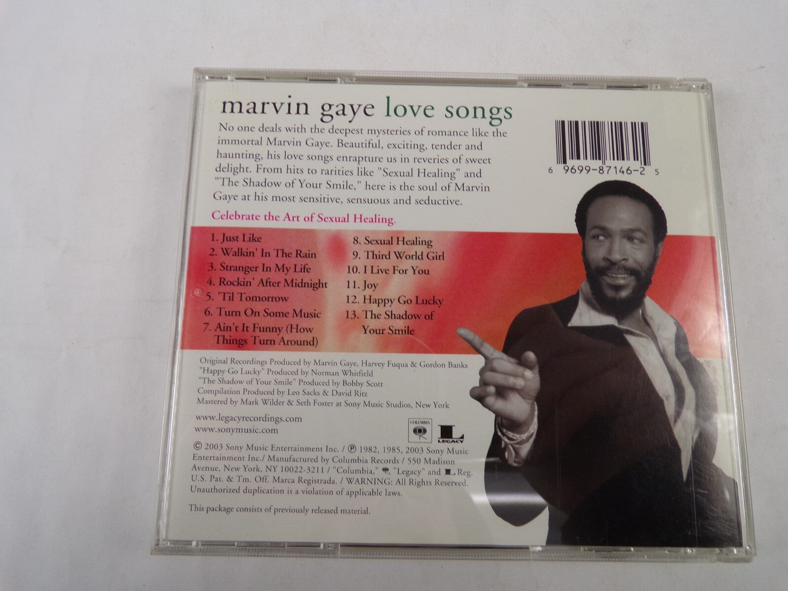 Marvin Gaye Love Songs Just Like Walkin' In The Rain Stranger In My Life CD#57