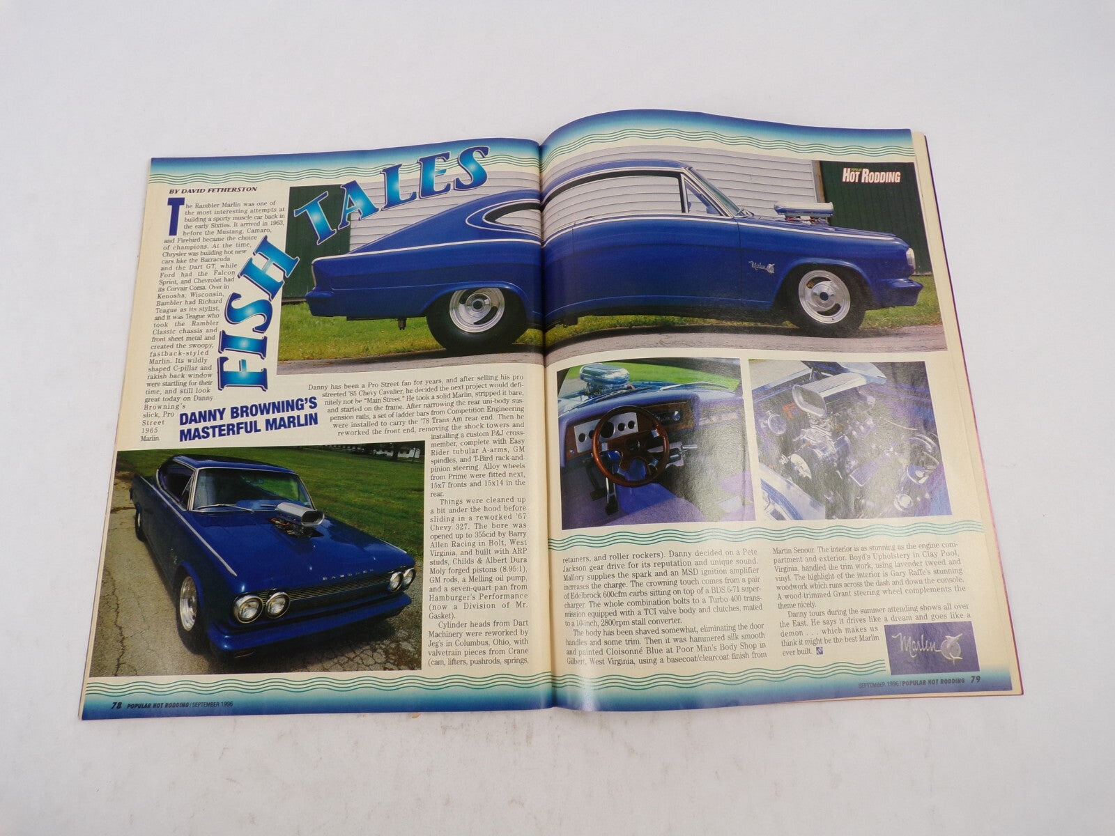 September 1996 Hot Rodding Magazine Battle Of The Ovals Teenage Bottle  Rocket