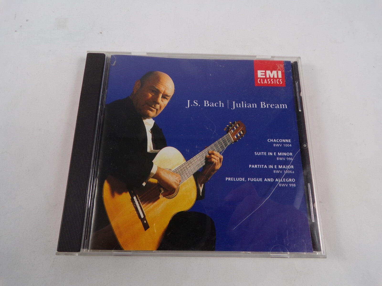 J.S.Bach Julian Bream Chaconne Suite In E Minor Partita In E Major Prelud CD #43