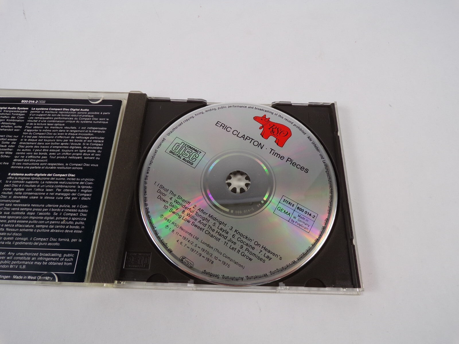 The Best Of Eric Clapton Time PiecesI Shot Me Sheriff  After Midnight   CD#27