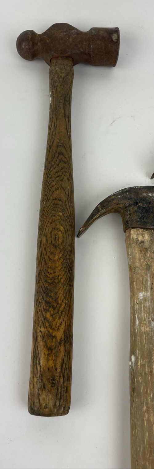 Lot (6) Pc. Hammers Fiberglass Handle Curved Claw Hammer Lot Assorted BallPeen